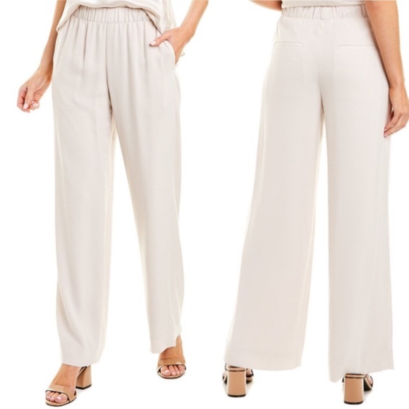 Vince Pants - VINCE. Wide Leg Pull On High Waisted Pants